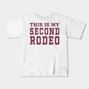 This is my second rodeo old style Kids T-Shirt